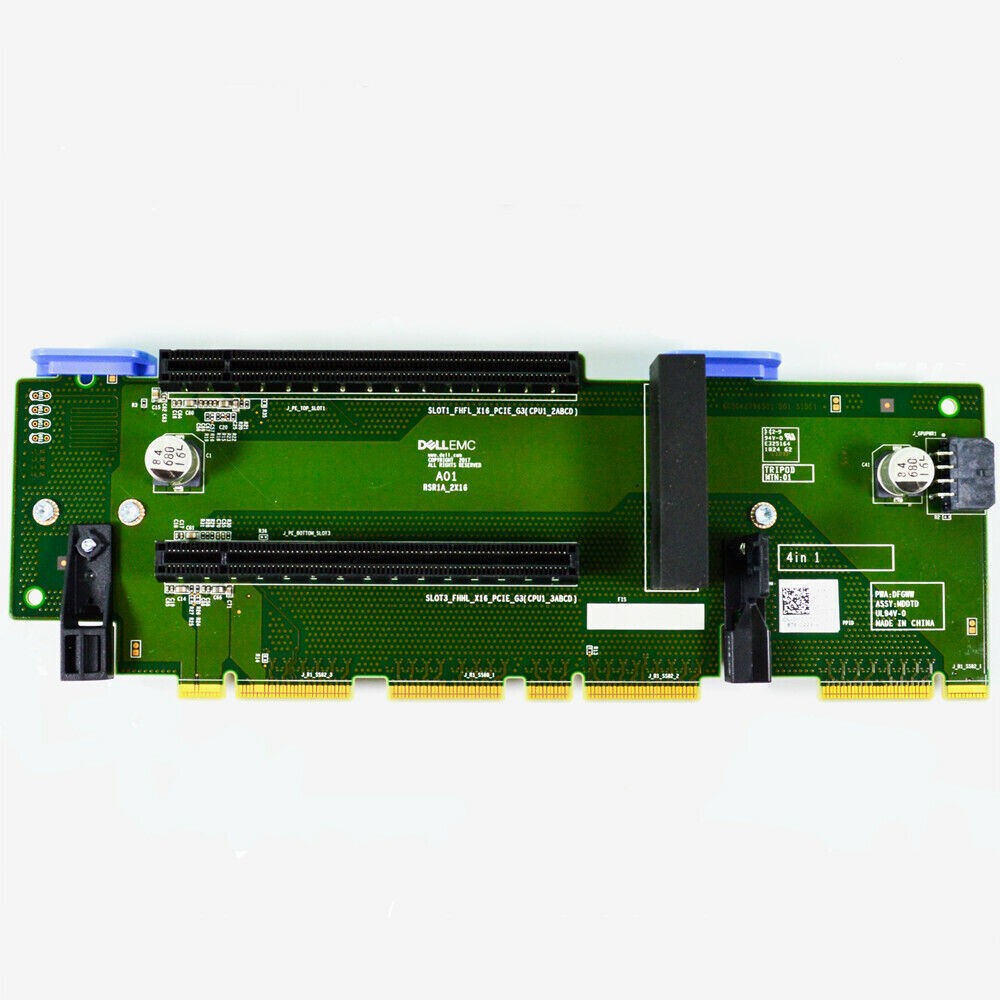 DELL EMC POWEREDGE SERVER R740 R740XD R7425 CHASSIS RISER 1A 2X16 PCI MDDTD GPU