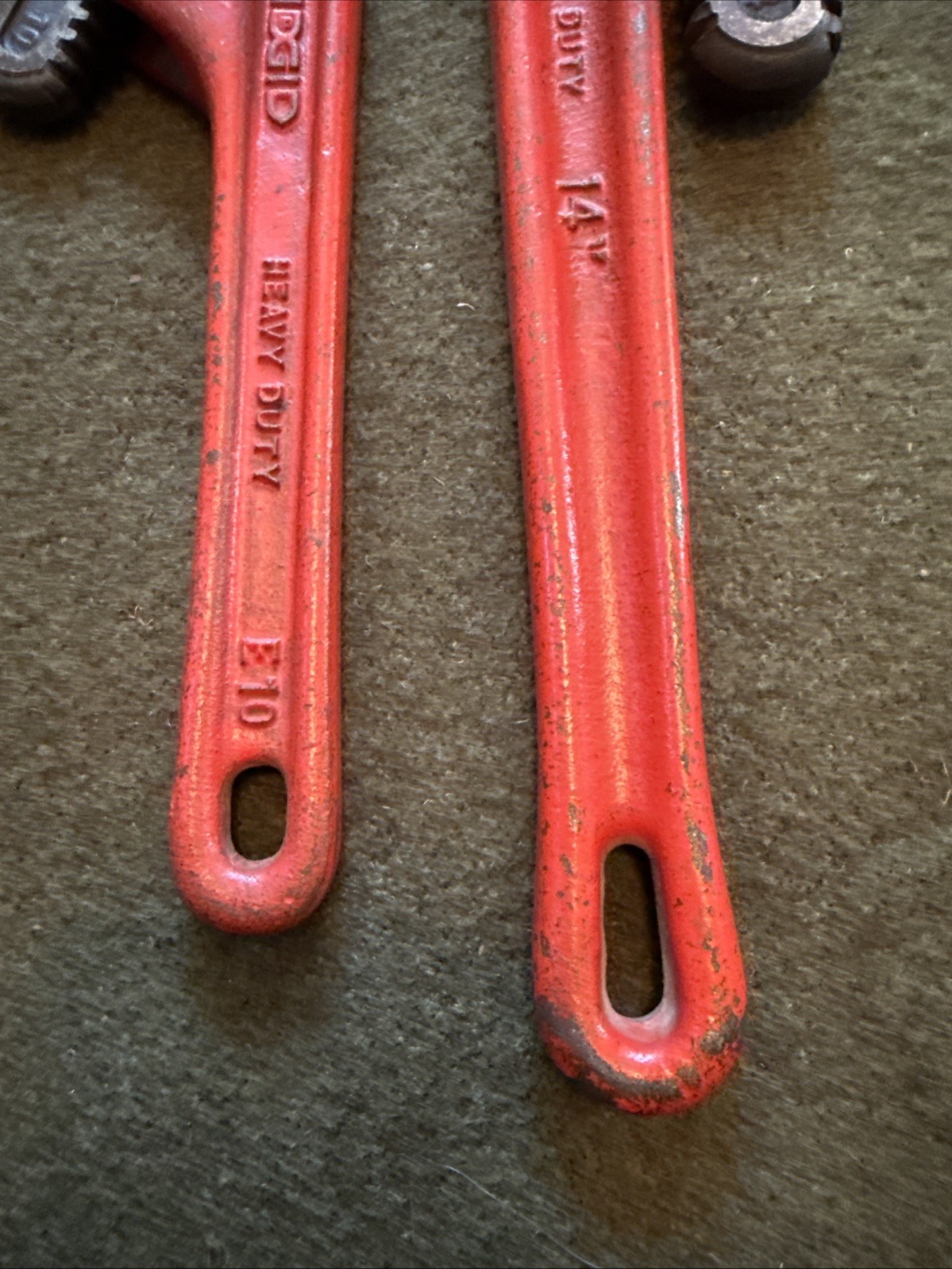 RIDGID E10 Offset & 14” Pipe Wrench Set, Elyria, USA 🇺🇸 New Jaws