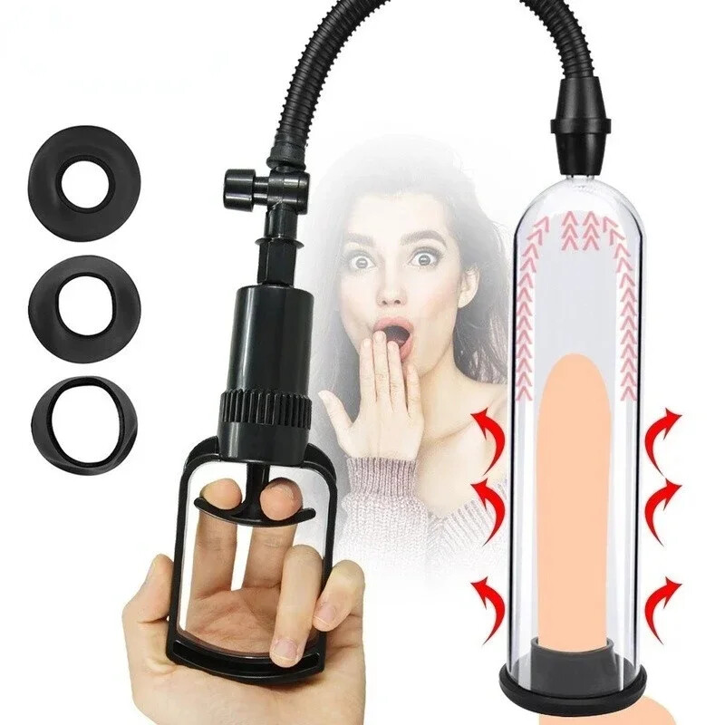Male Penis Pump Penis Enlargement Vacuum Pump Enlarger Extender Men Penis Pump
