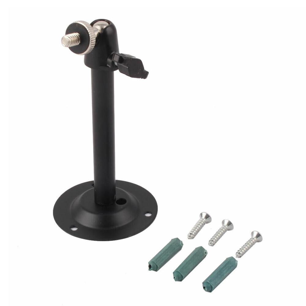 3X Metal Security Housing Mount Bracket for CCTV Camera Black