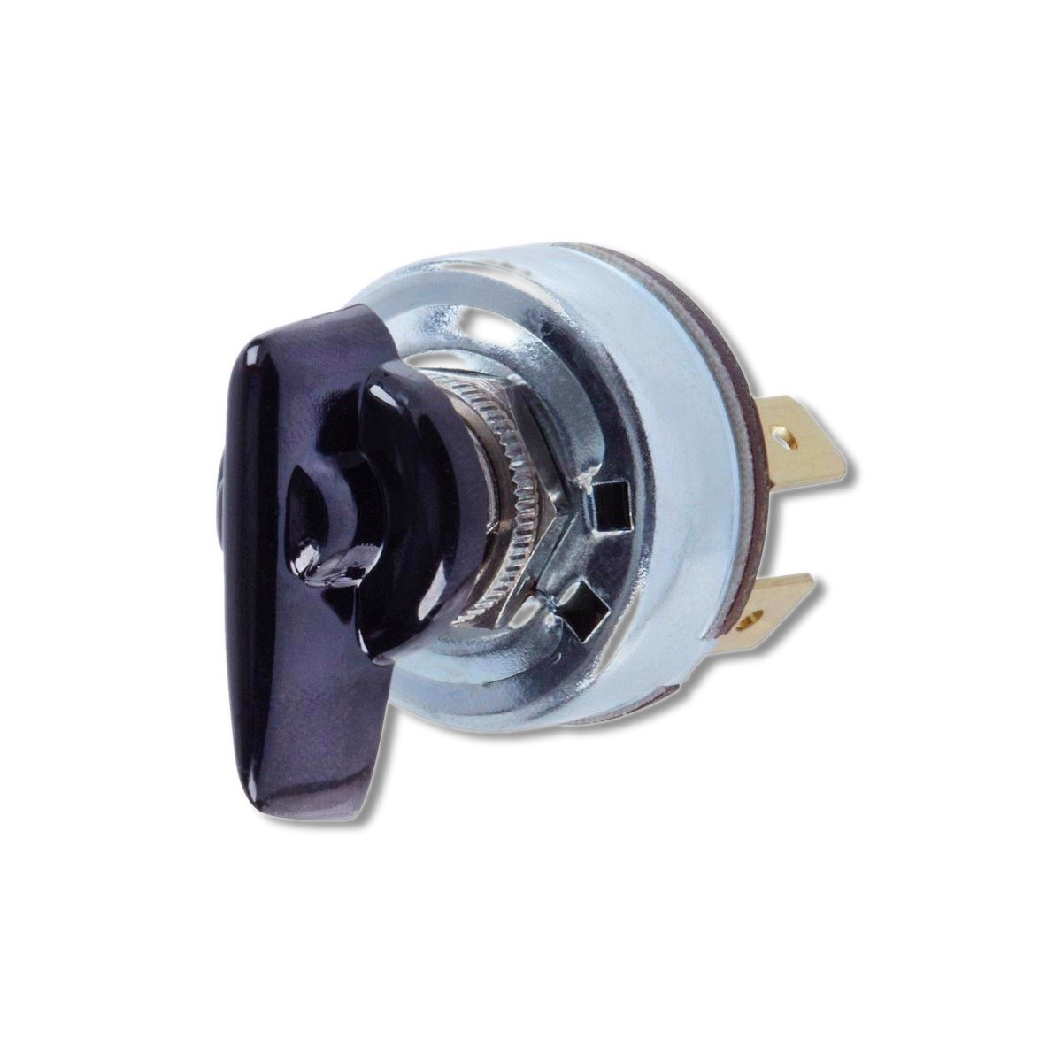 Jandorf 4 amps Single Pole Rotary Appliance Switch Black/Silver 61034