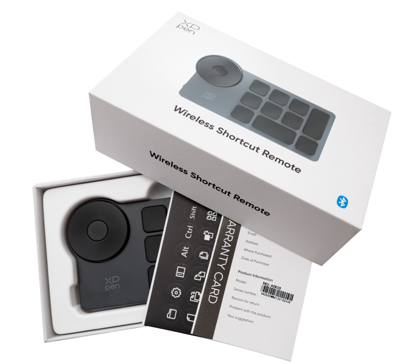 XPPen ACK05 Bluetooth Shortcut Remote Graphics for Drawing Tablet OPEN BOX