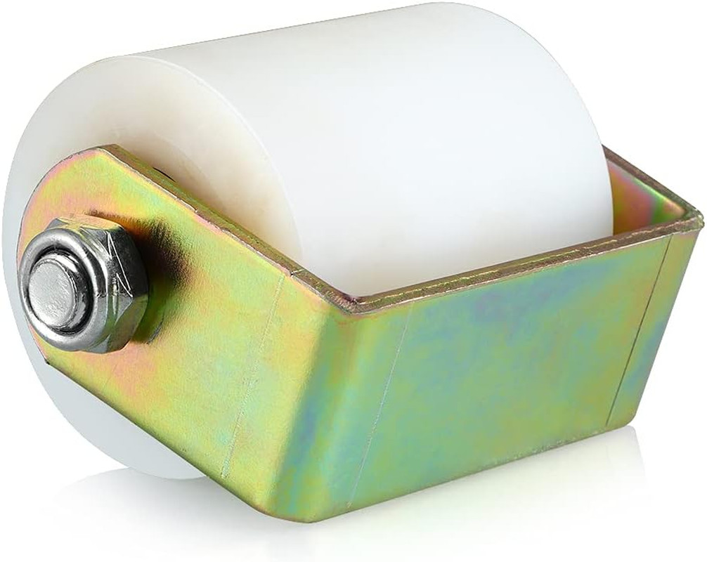 2-Pack Slide Gate Guide Roller 3 Inches, Rolling Gates Guider with C Bracket, Ny