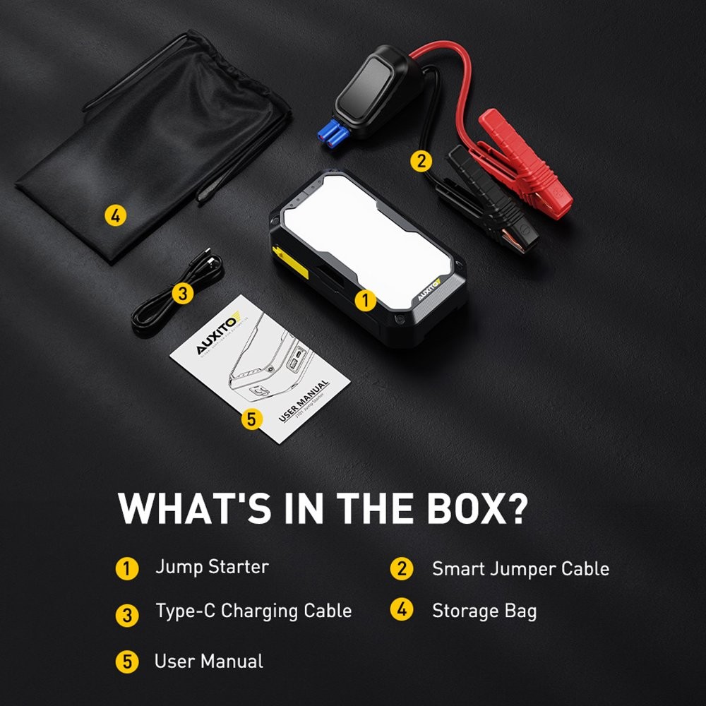12V Multi-functional Emergency Start Power Car Supply Starting Charging Portable