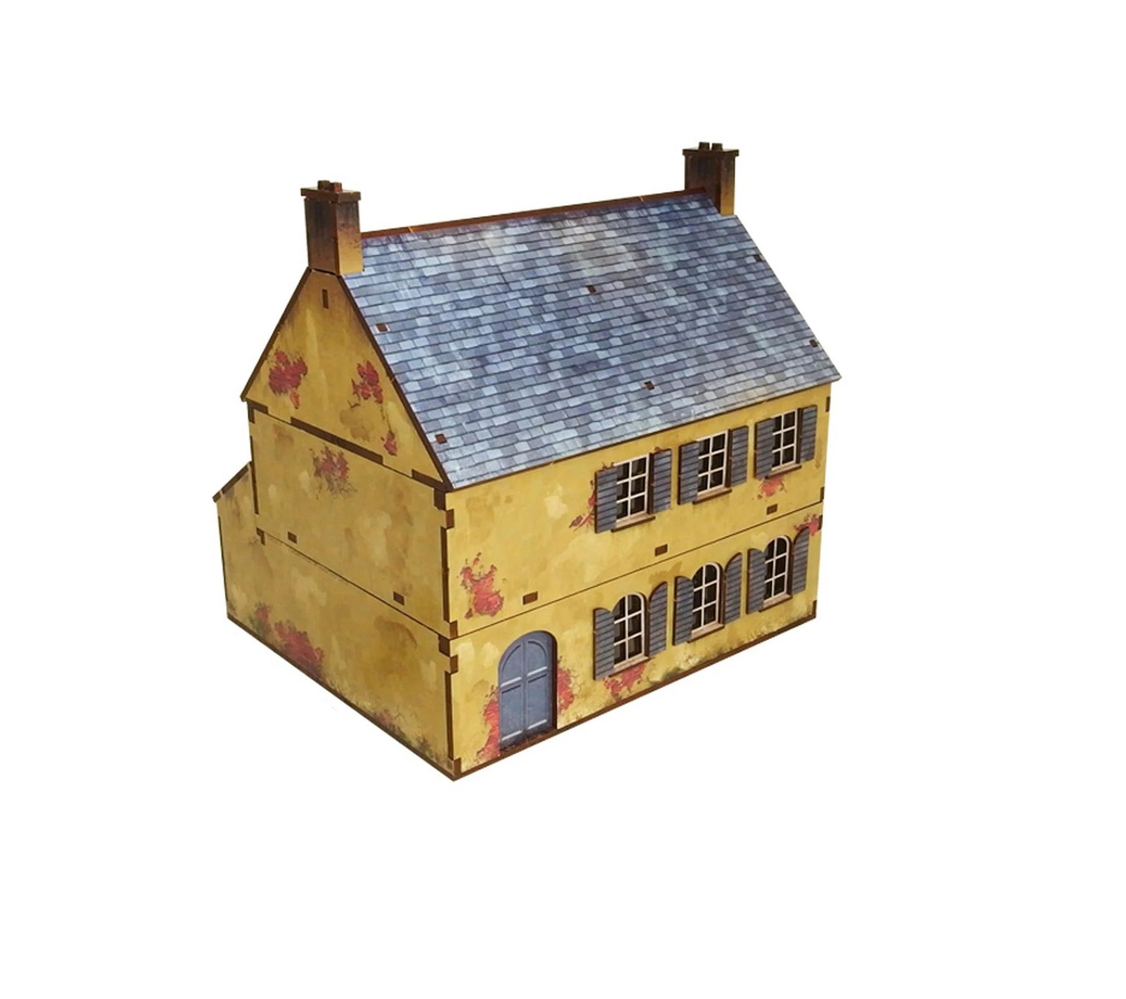 Micro Art Studio: WW2 Normandy Townhouse 2 HDF Prepainted Terrain