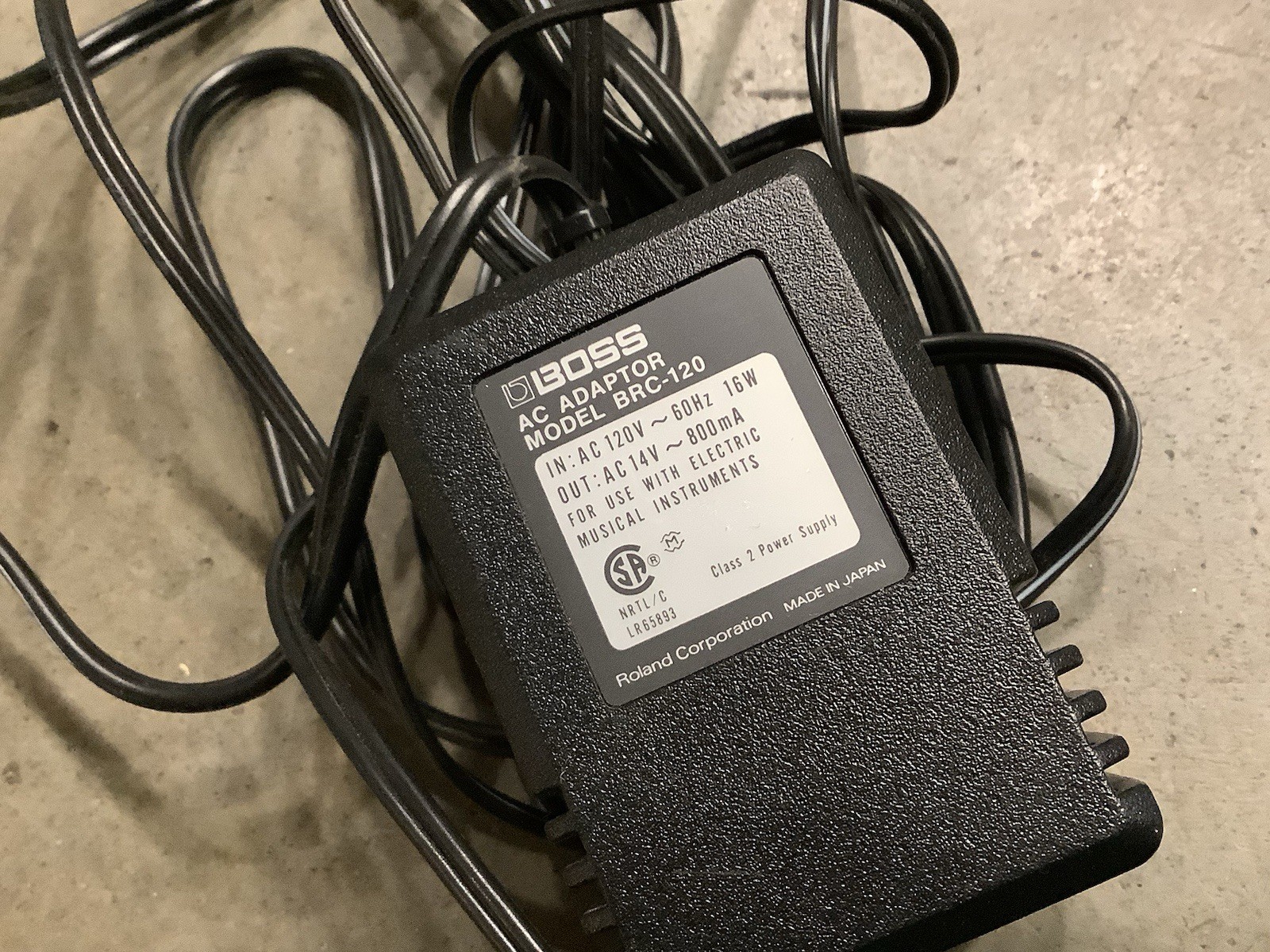 Boss DR-770 Dr Rhythm Drum Machine Rhythm AC Adapter TESTED LOW BATTERY #MA7