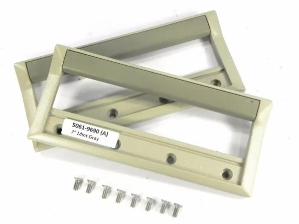 Keysight 5061-9690 Front Handles - 4U, 7" H, Mint Gray Set of 2