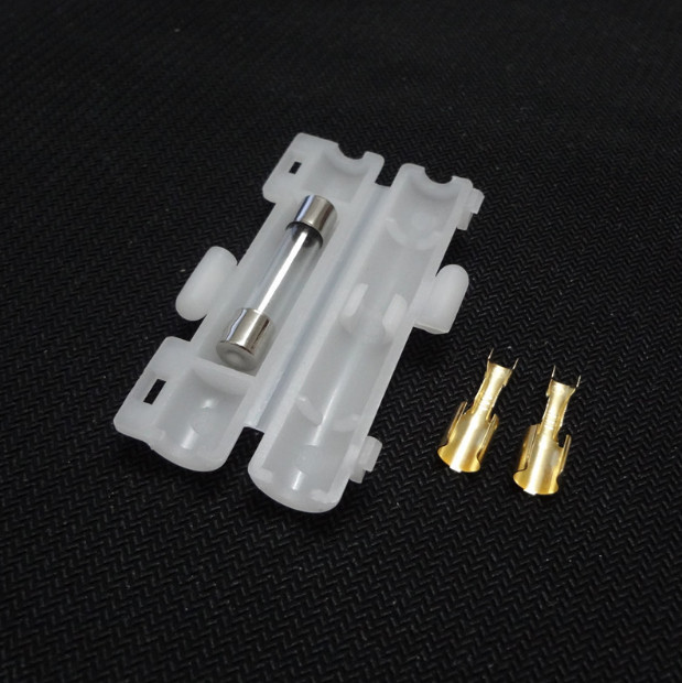 10pcs For Yaesu Kenwood car walkie talkie accessories power line fuse + fuse box