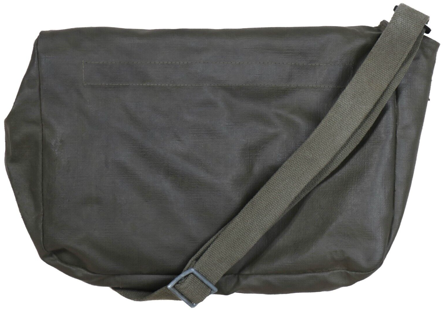 Swiss Army Gas Mask Bag With Strap Military Surplus Backpack Olive Green Pack