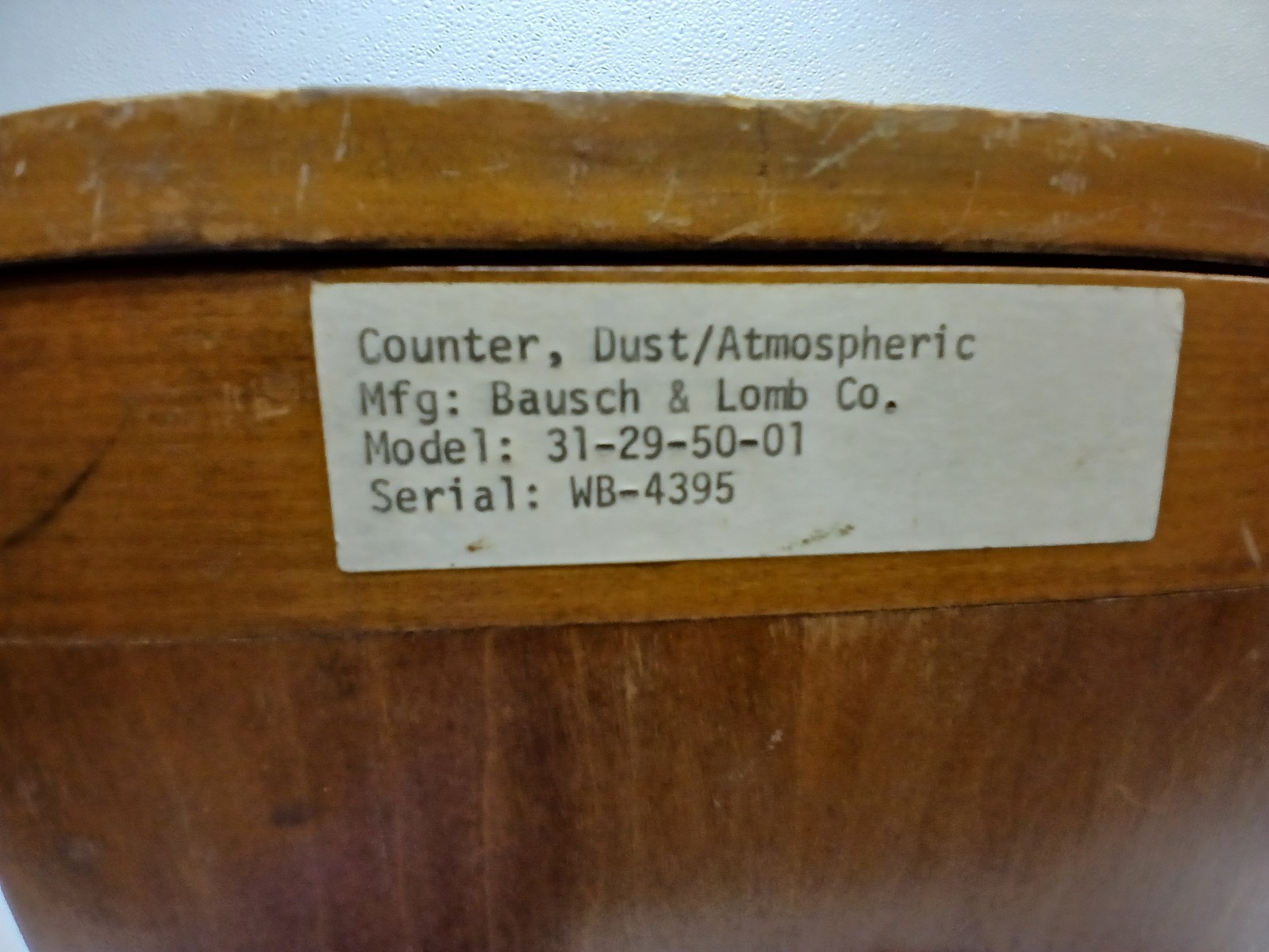 Bausch & Lomb Antique Dust Counter Microscope