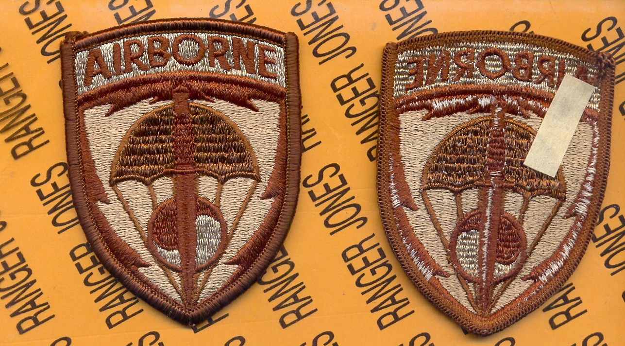 US Army Special Operations Command Korea Airborne SOCKOR Desert DCU patch m/e