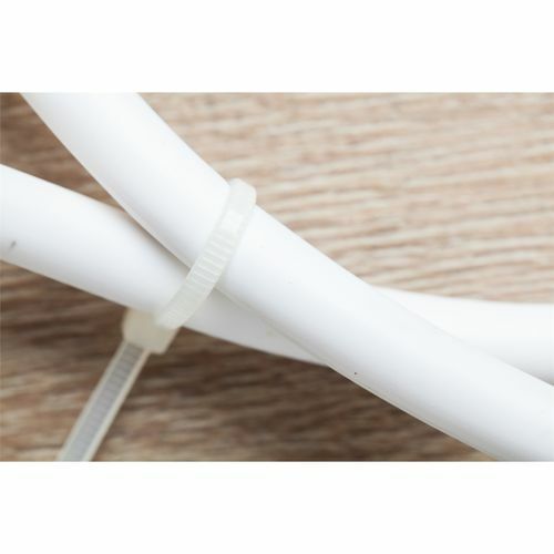 Crescent 300 x 4.8mm Natural Cable Ties - 25 Pack