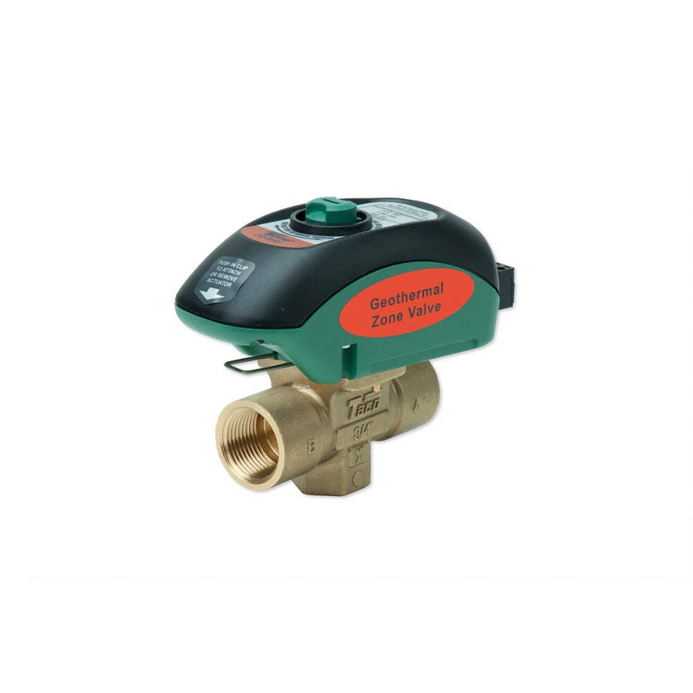 TACO V100T2G2ZA024Q4A2 Motorized Zone Valve,NC,Brass,1 in NPT 12M817