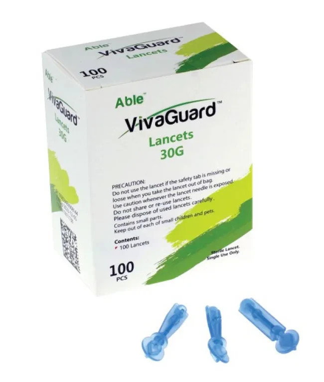 VivaGuard lancets 30g 100 count exp date 2028 SEALED
