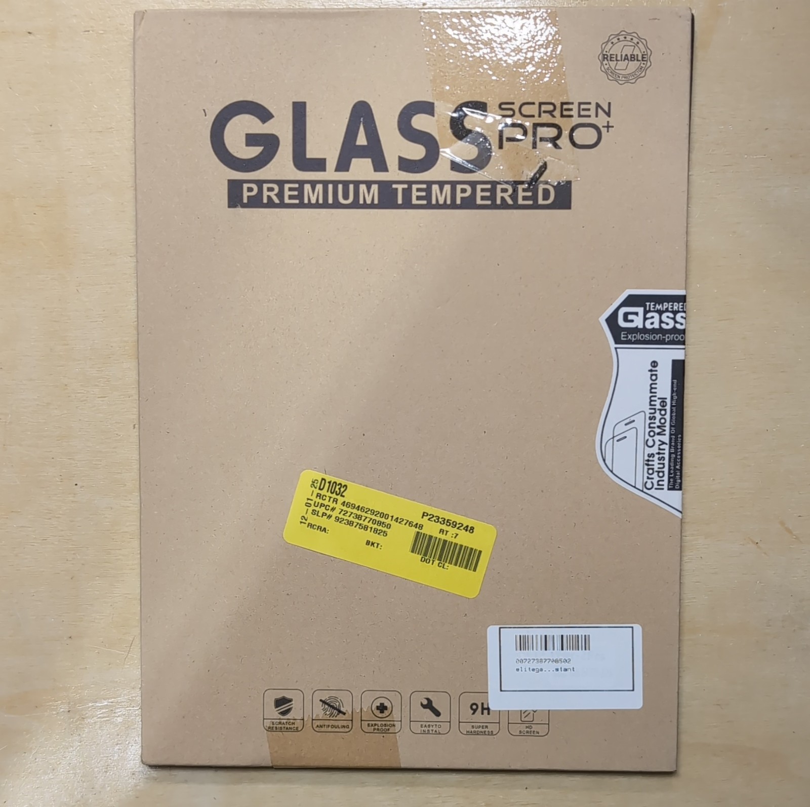 Galaxy Tab M TB-328 Screen Protector Tempered Glass 2 Pack