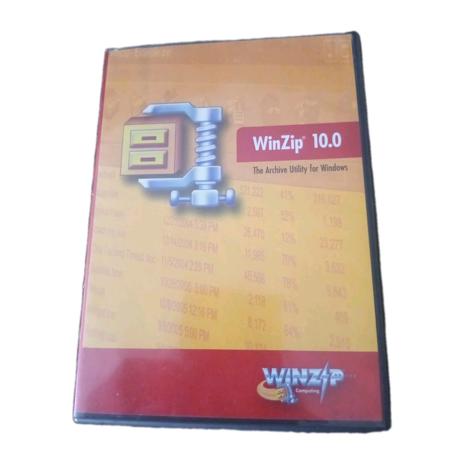 Winzip 10 Standard And Pro Comes With Disc And Key