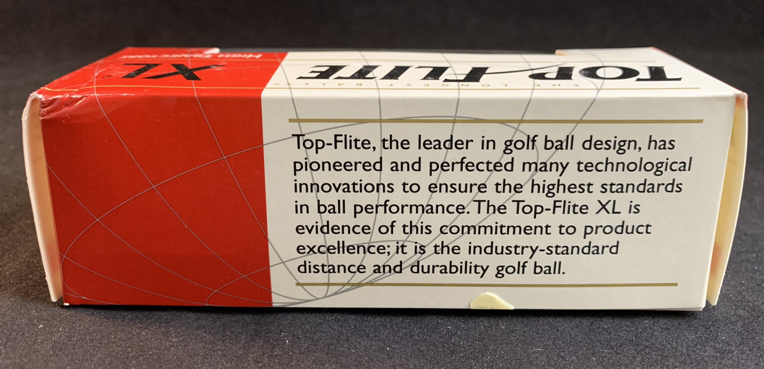 Top Flite XL Extra Long High Trajectory Golf Balls - 3 Pack