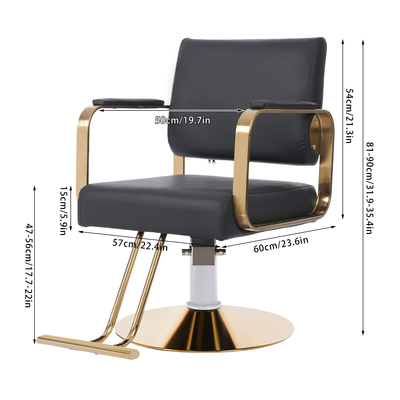 Hydraulic Recline Barber Chair Adjustable Salon Beauty Spa Hair Styling Shampoo