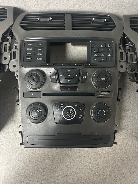 2014-2015 Ford Explorer OEM Radio/ Climate Control Faceplate
