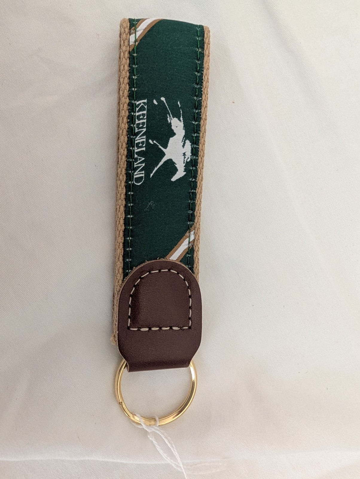 Keeneland Ribbon Keychain - New