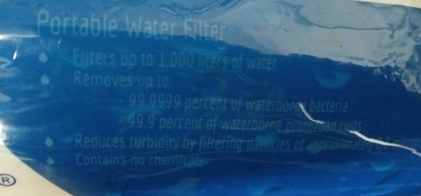 Lifestraw Portable Personal Emergency Water Filter Purifier
