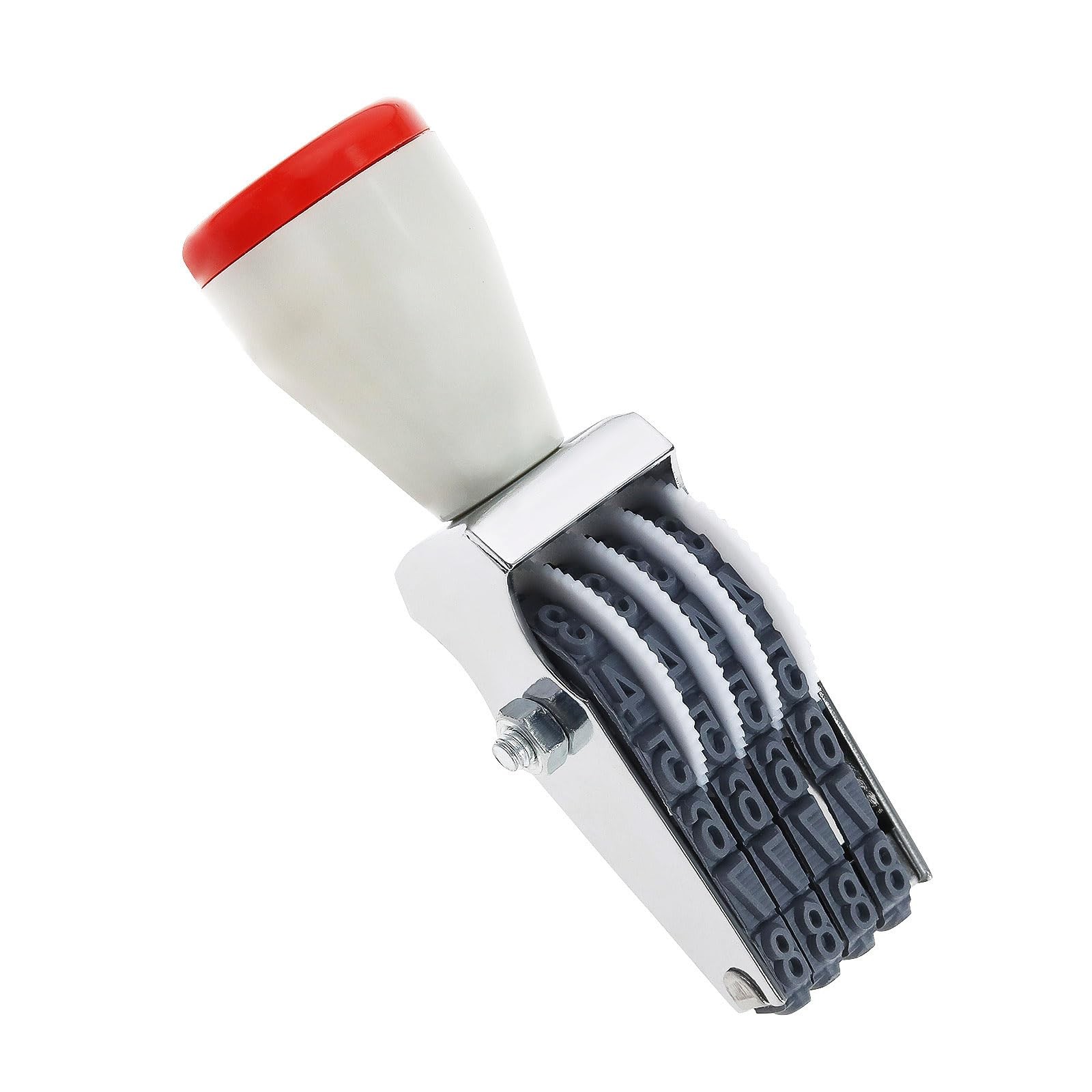 4 Digits Adjustable Number Stamp Roller Symbol Office Date Stamp Digital Rubb...