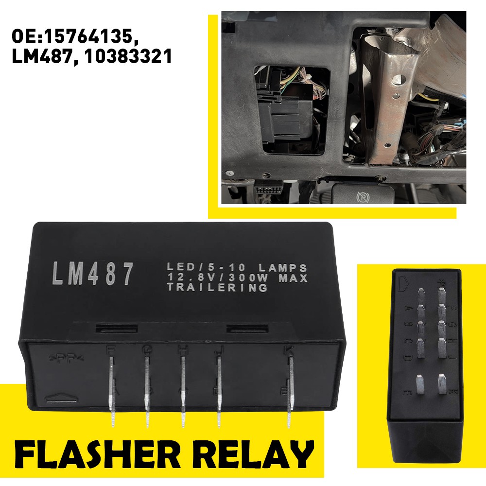 For 2003-2007 Silverado/Sierra/Hazard - Warning LED Flasher Relay Turn Signal EA