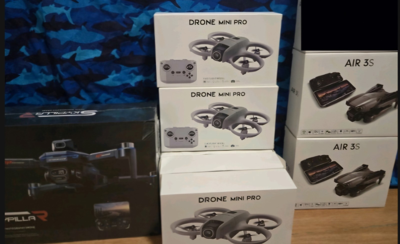 8 RC Drones 3 Types Foldable, Cameras, WIFI Ready Drones. ALL BRAND NEW SEALED