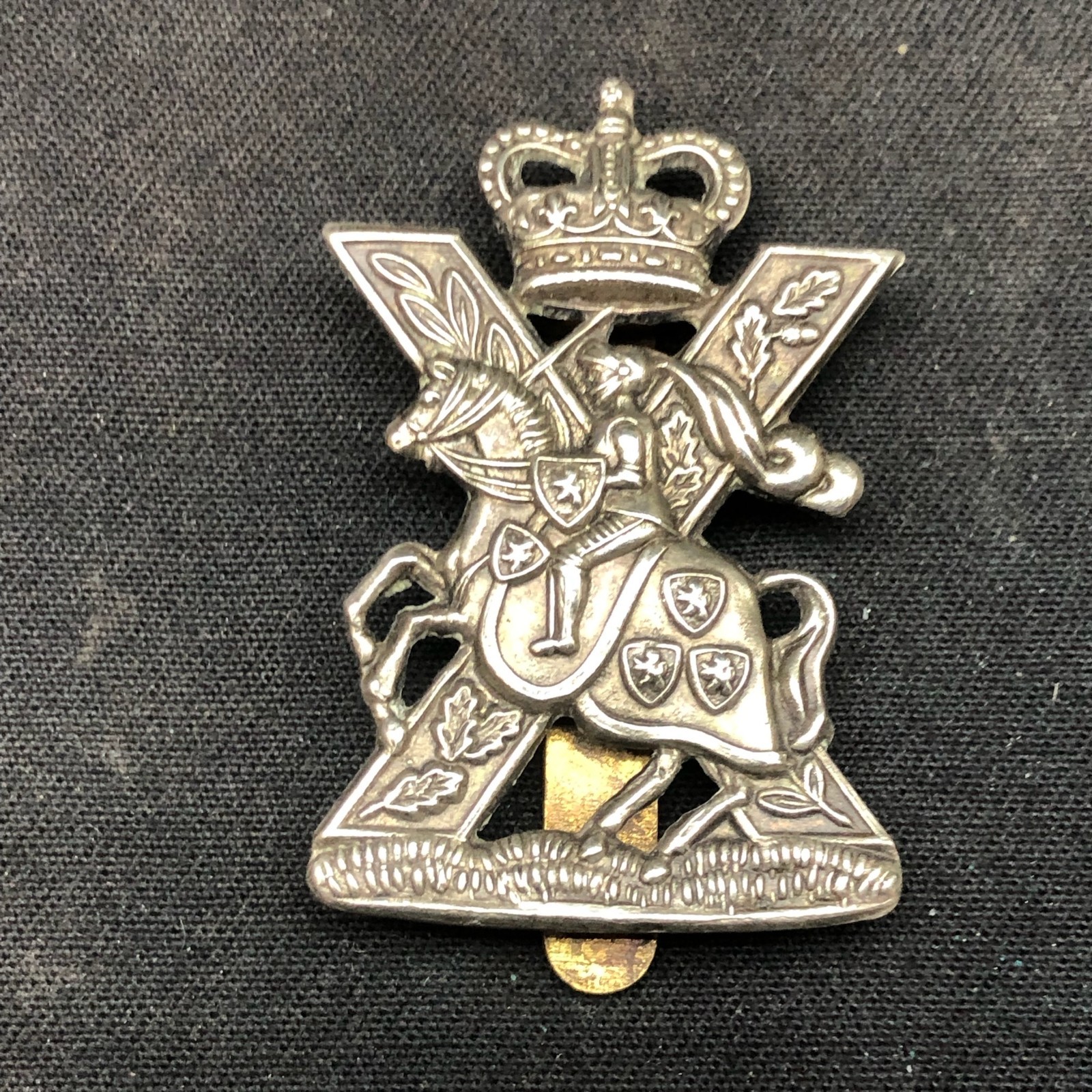 Fife and Forfar Scottish Horse Yeomanry - Original British Royal Army Cap Badge