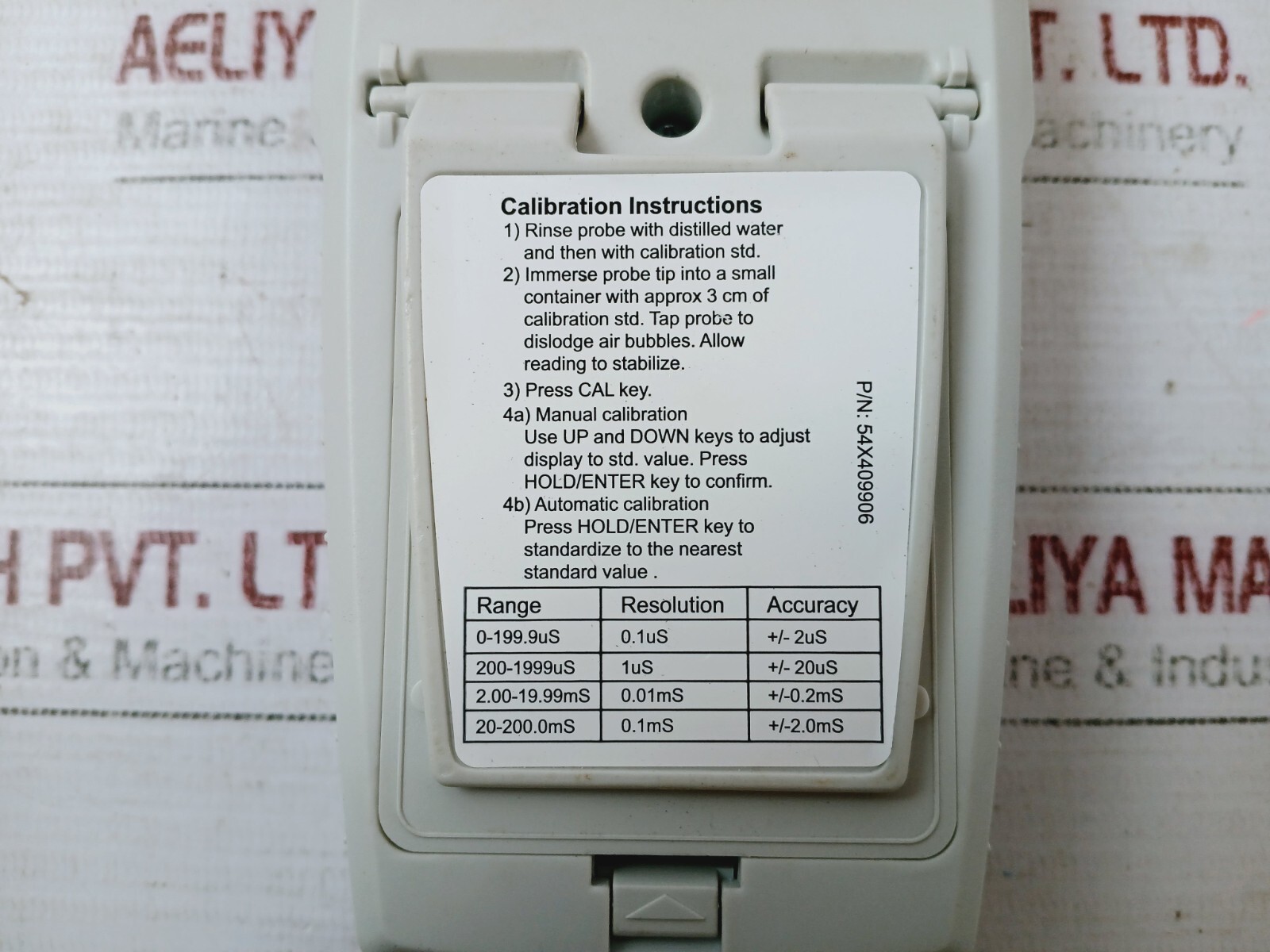 THERMO SCIENTIFIC COND EUTECH 6+ W/ Conductivity Probe, 1.5V