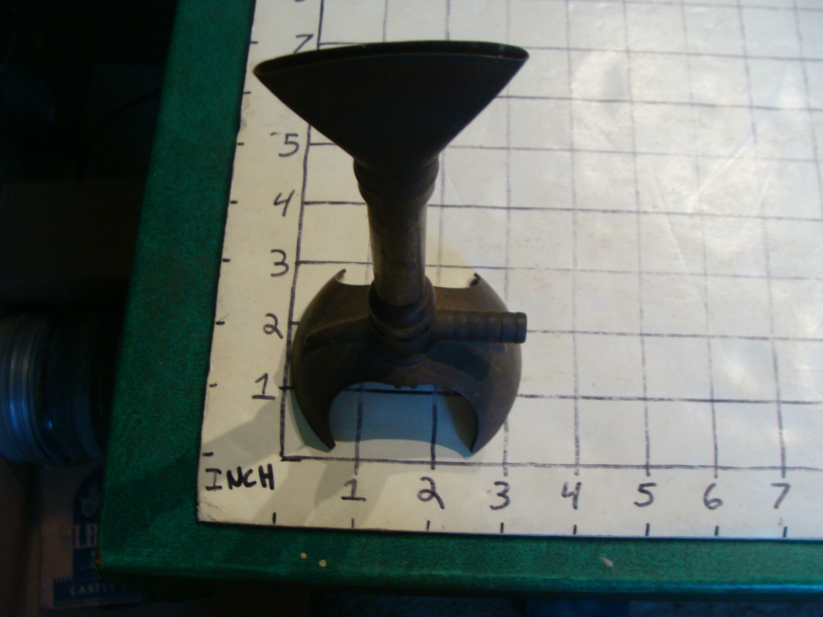 vintage BUNSEN BURNER from Elli Buk collection: SUPER COOL STYLE 7 1/2" tall