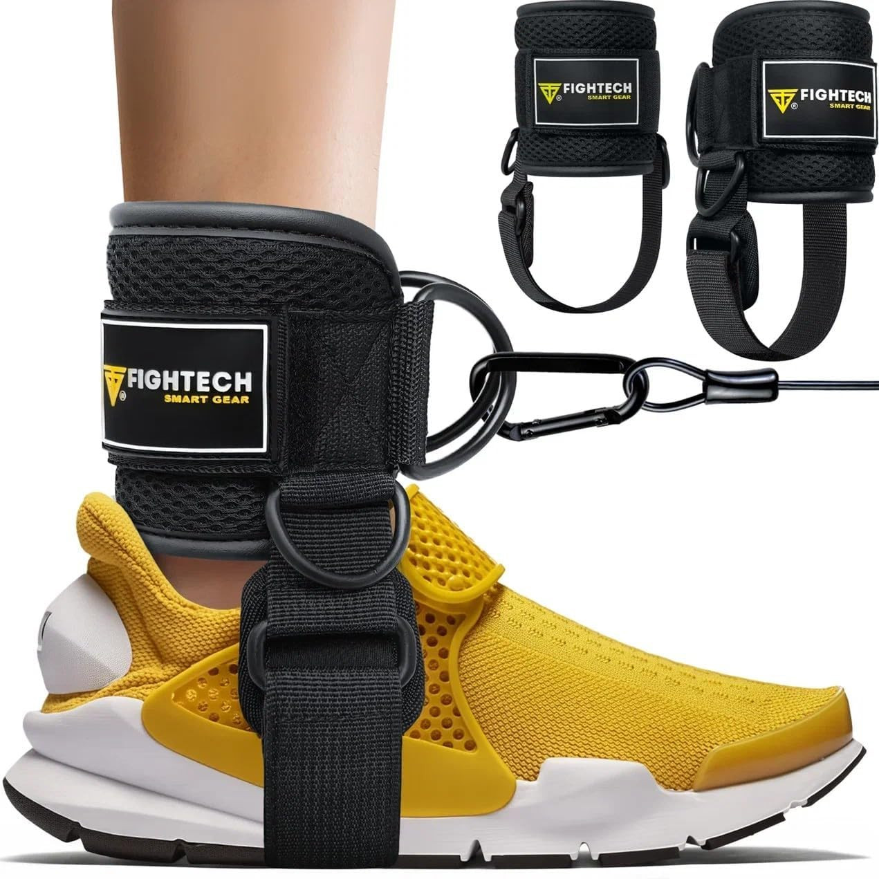 Ankle Straps Cable Machine Attachment for Gym - Cable Kickback Ankle Straps - Pa