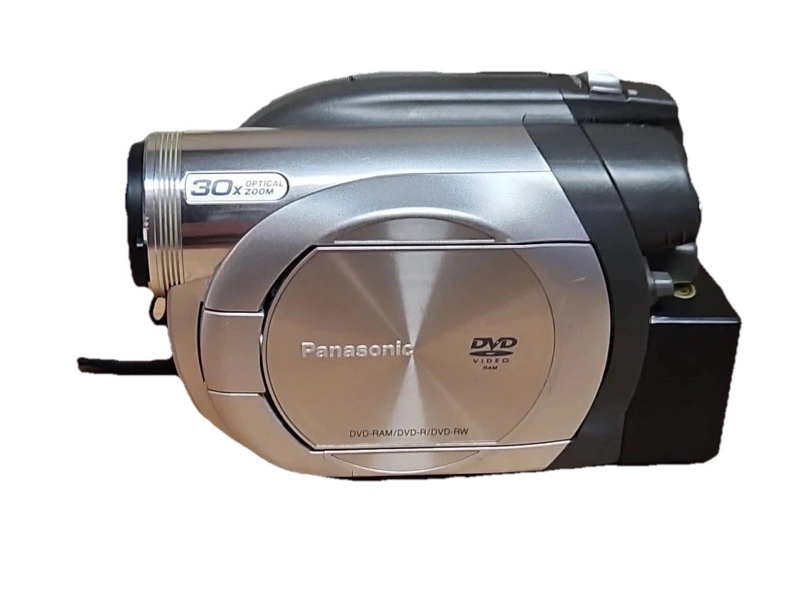 Panasonic VHS-C Camcorder w/ Charger Battery Box Untested Parts Repair