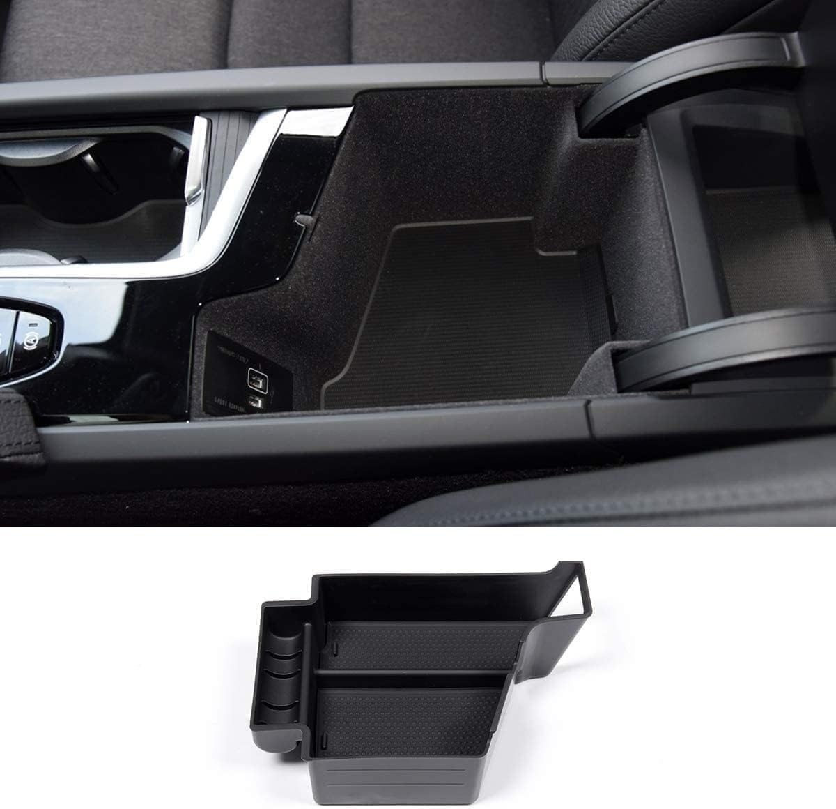 Center console organizer tray compatible with Volvo S90 XC90 V90CC 2017-2023 in