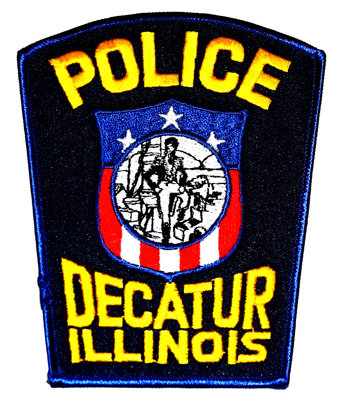 DECATUR – POLICE - ILLINOIS IL Sheriff Police Patch REVOLUTIONARY SOLDIER 5”
