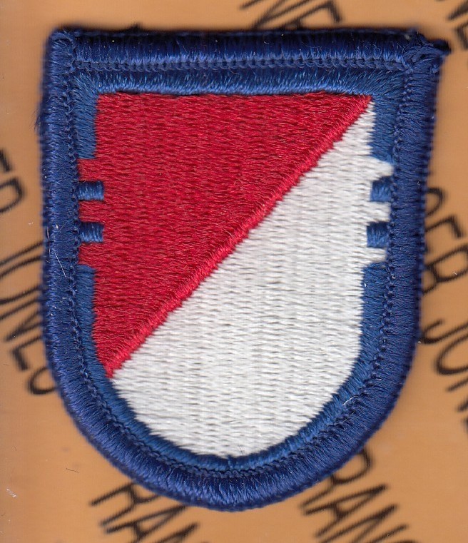 US Army 3rd Sq 73rd Cavalry Regt Airborne beret flash patch m/e