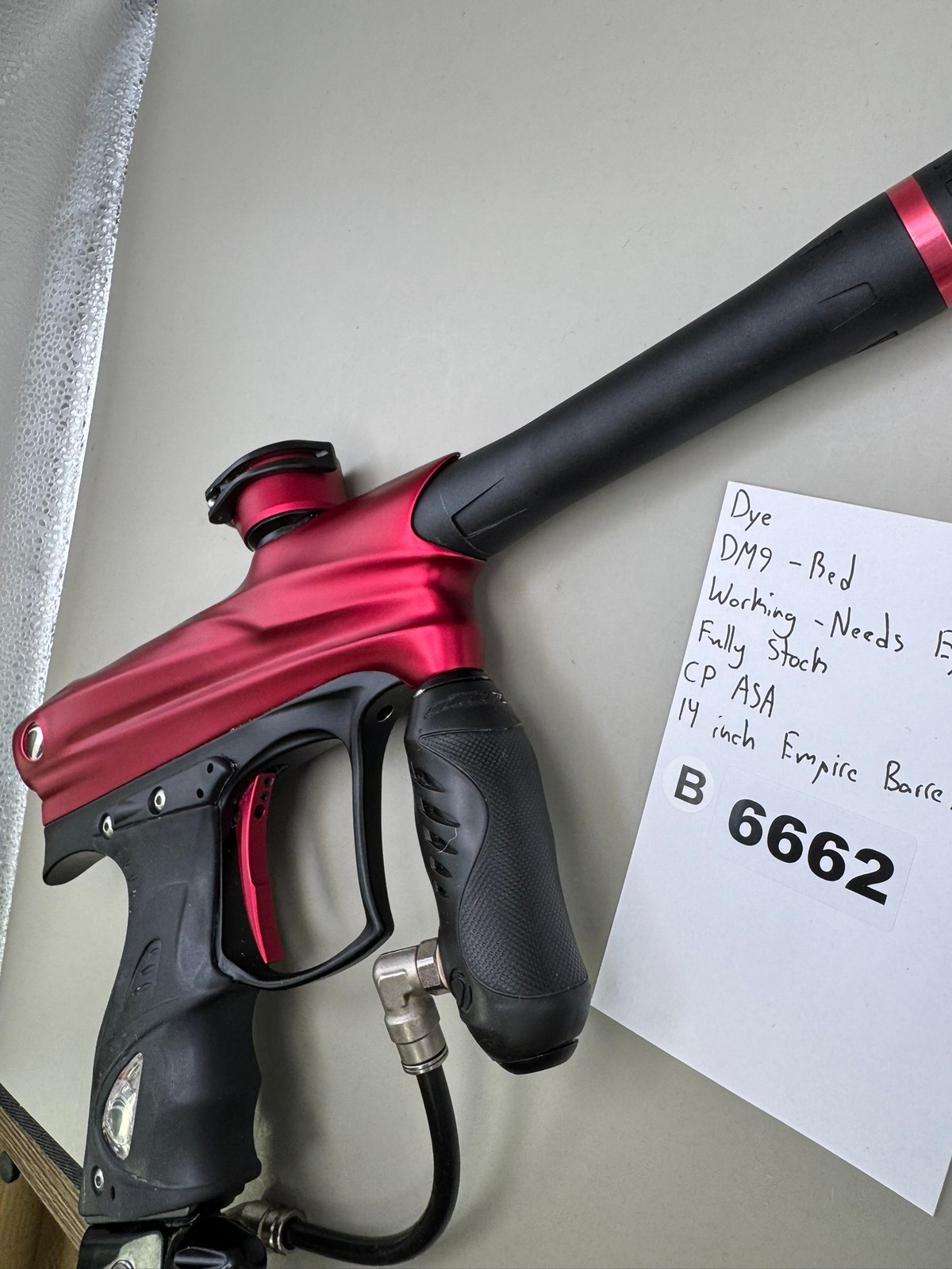 Dye DM9 Paintball Marker Body Red