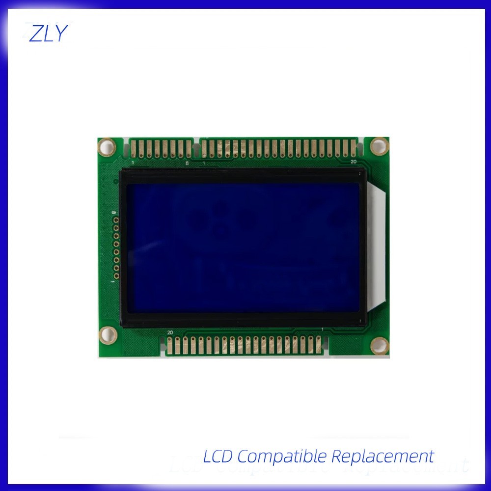 Compatible Replacement LCD For TM12864E4LCWUBWA-1 P-1 LCD Screen