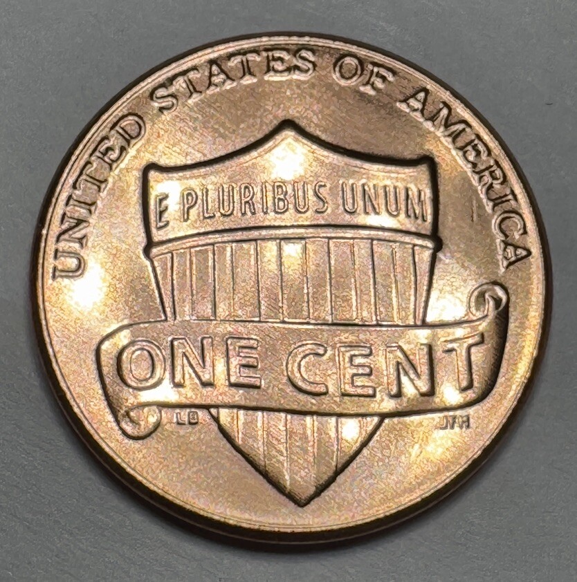 2012-D Lincoln Shield Penny Uncirculated from US Mint Set. Uncirculated BU