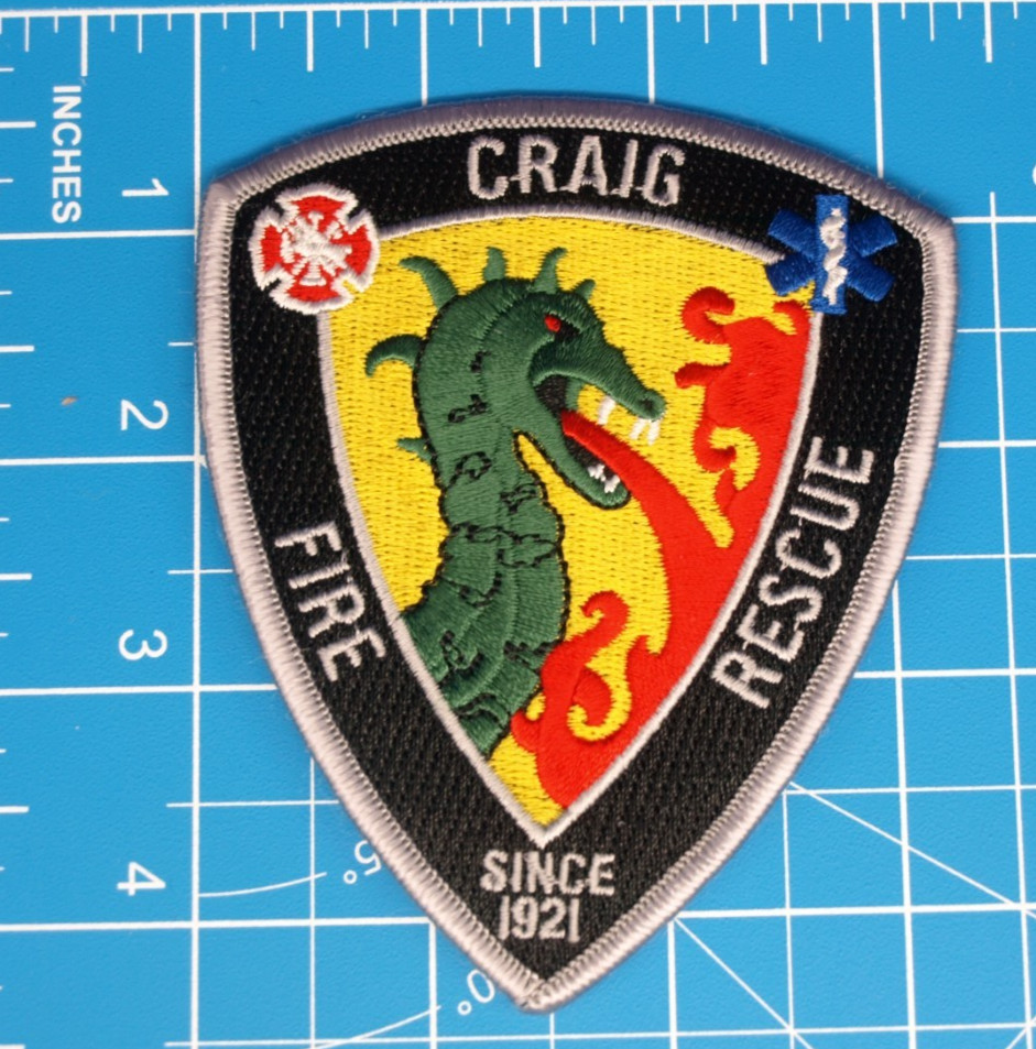 Craig Colorado Fire Rescue dragon patch