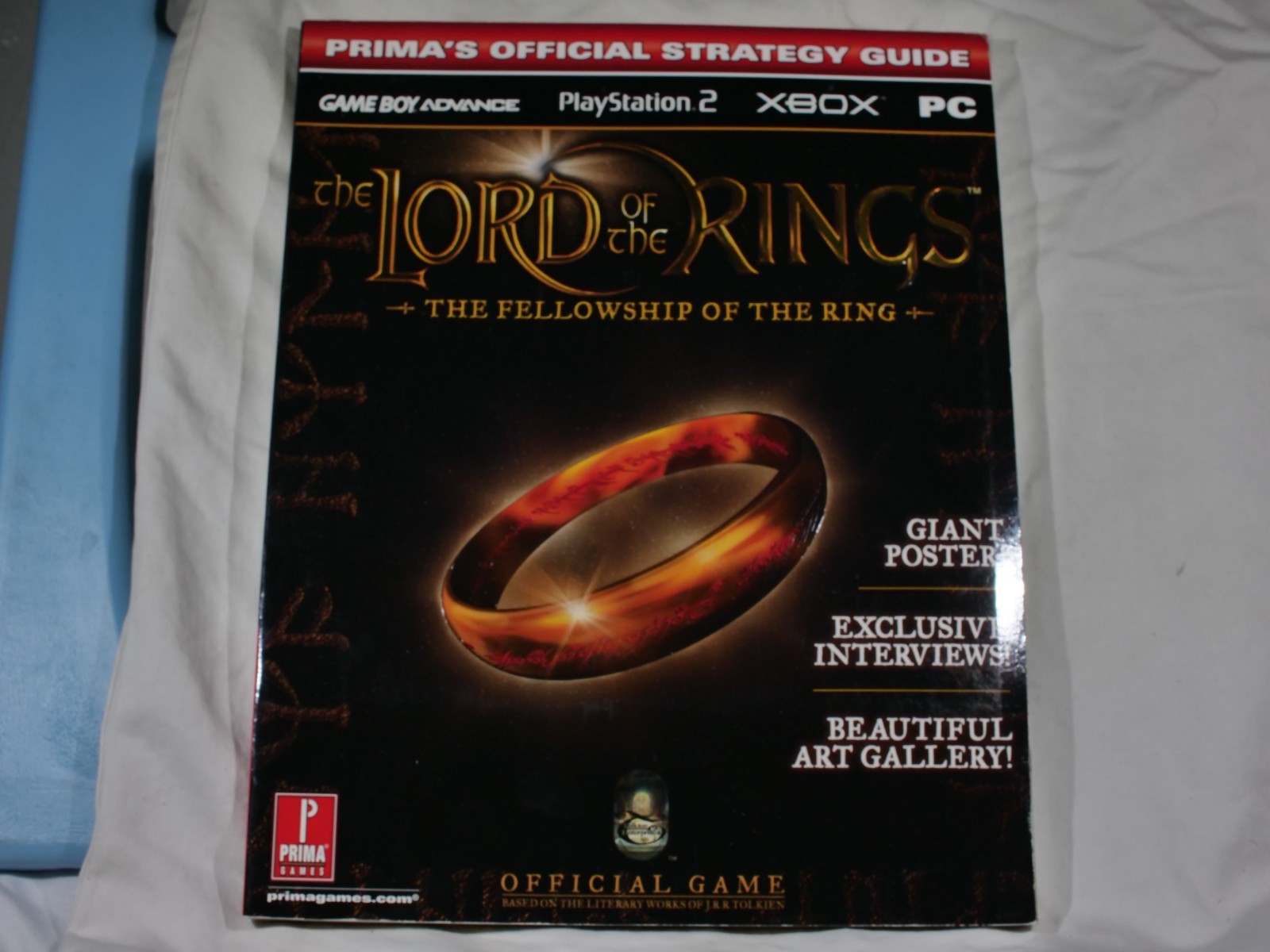Prima's Lord of the rings The Fellowship Of the Ring Strategy Guide (w/ Poster)