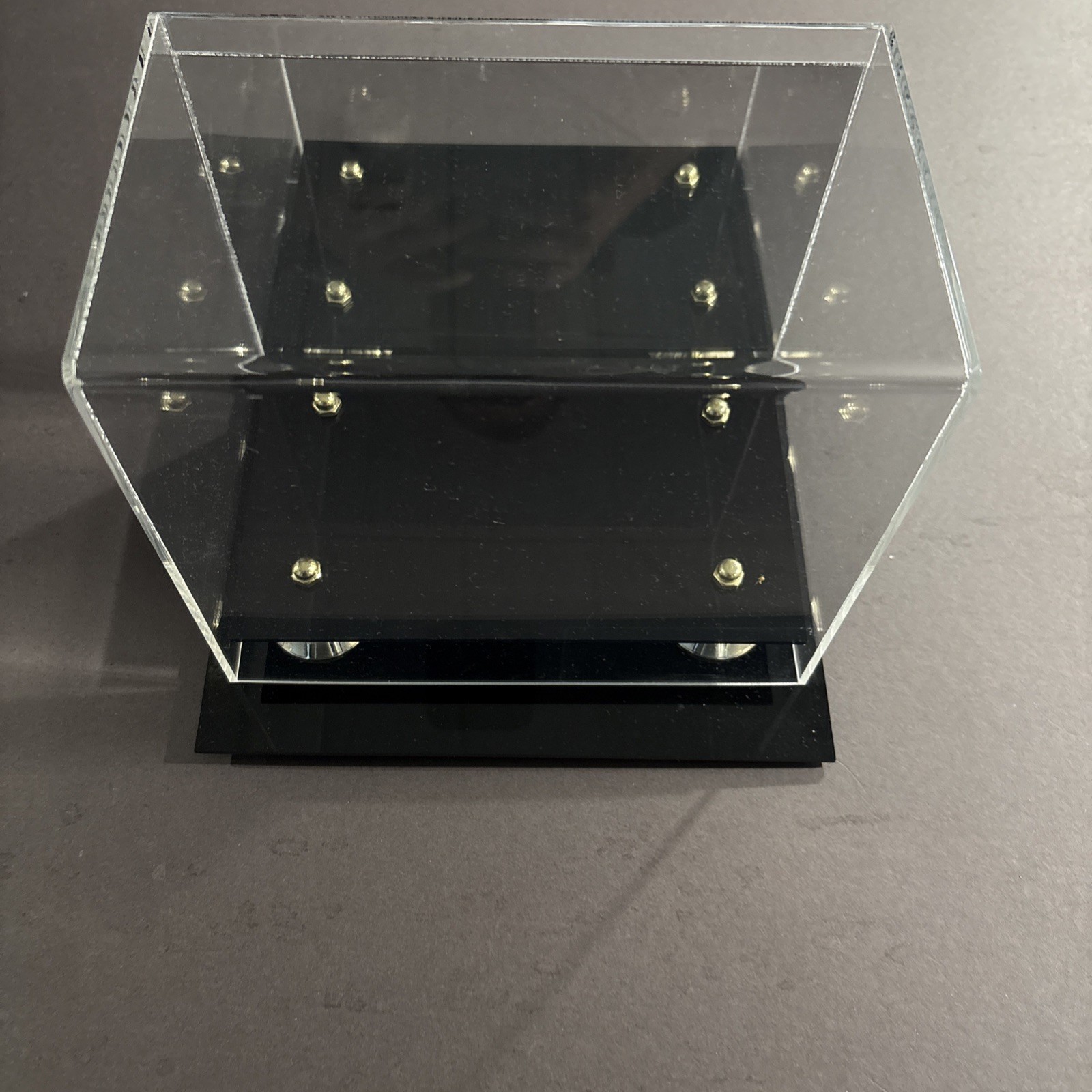 Used Acrylic Mini Helmet Display Case