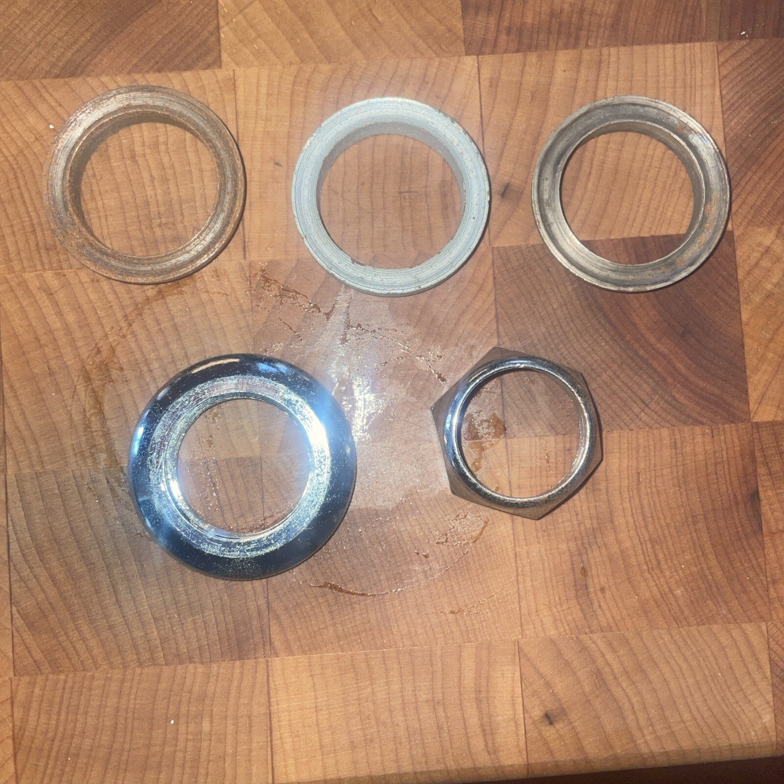 50's Vintage Unused Integrated Floating Cup 5-Piece Headset.    (NJ)