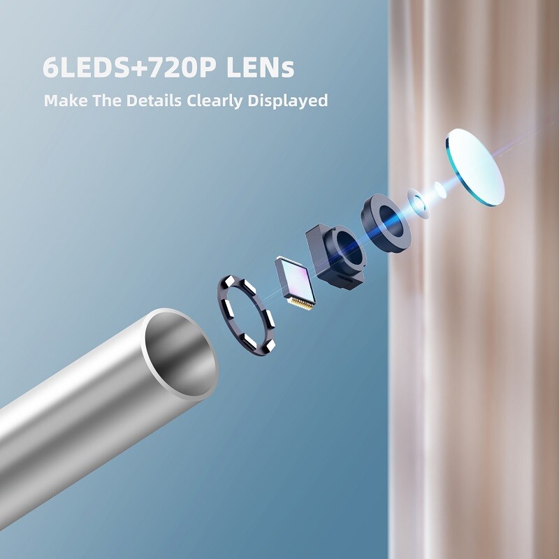 3.9mm Ultra Thin Lens USB Endoscope Borescope Inspection Tube HD Camera Android