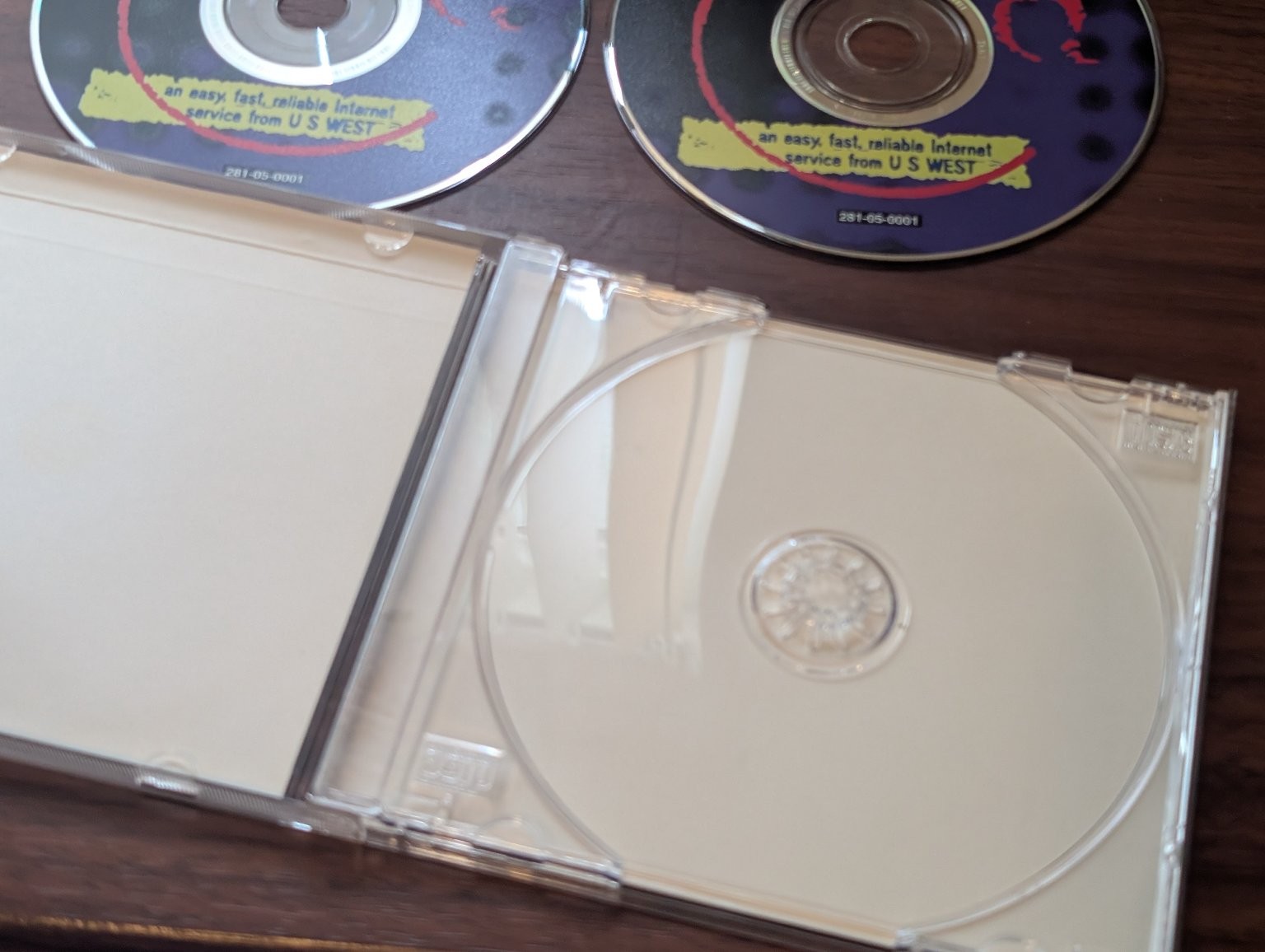 USWEST .net Internet Service Software Lot CD-ROM 2 Discs & Case