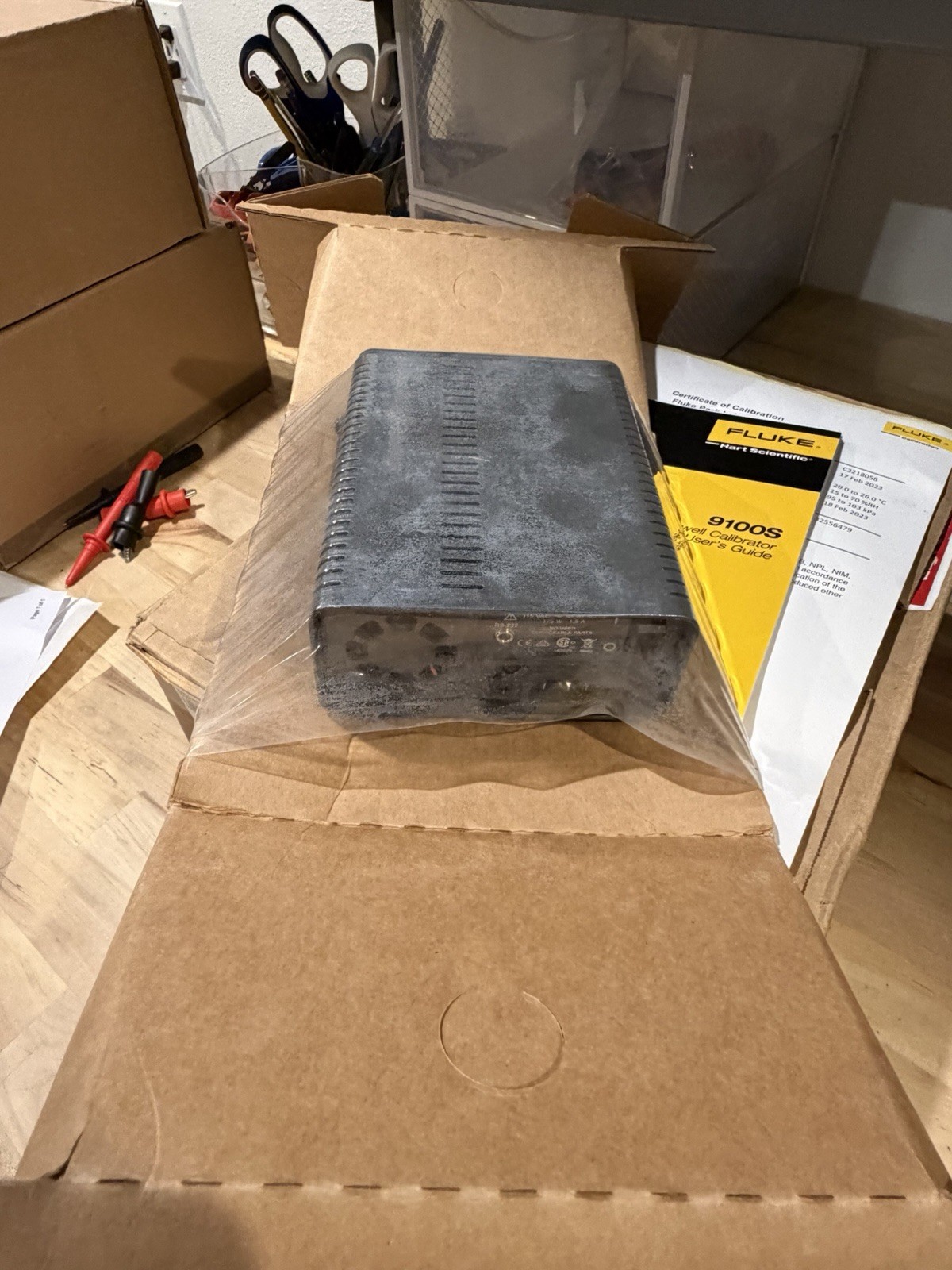FLUKE CALIBRATION 9100S DRY WELL TEMPERATURE CALIBRATOR FREE SHIPPING