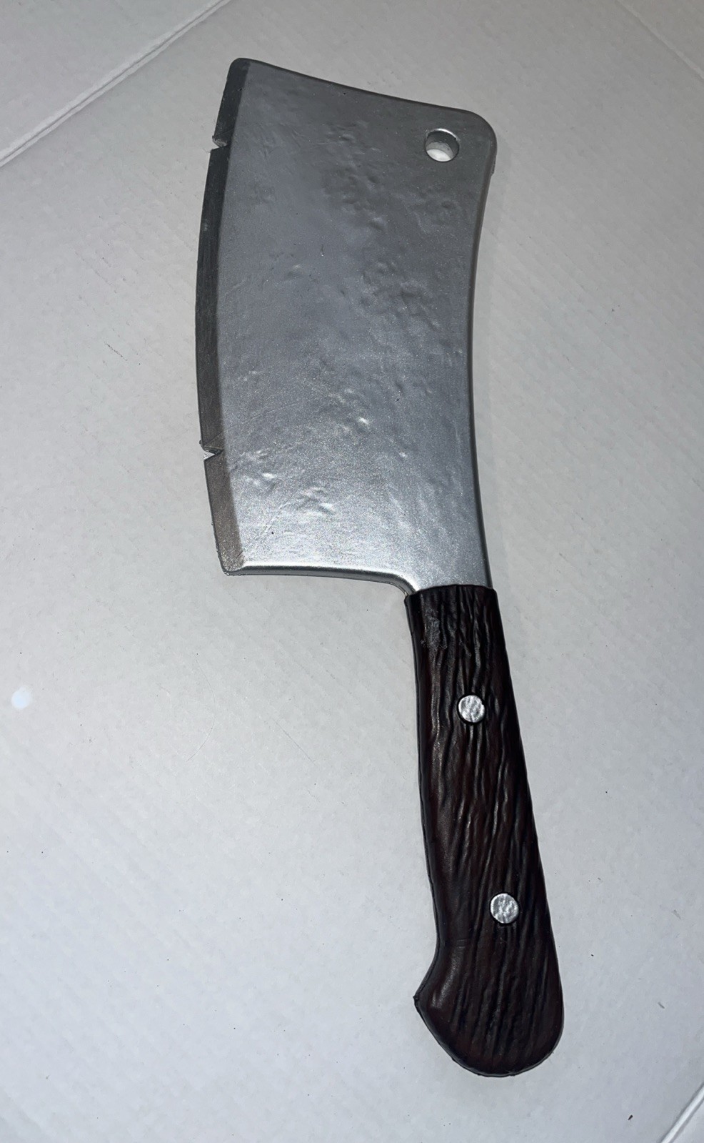 Fake HATCHET Costume Prop Halloween Weapon Silver Blade 17.5"