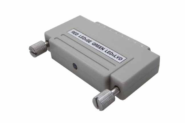 LED Indicator 68PIN SCSI HPDB68 Male External Terminator ( Dual Mode SE/LVD )