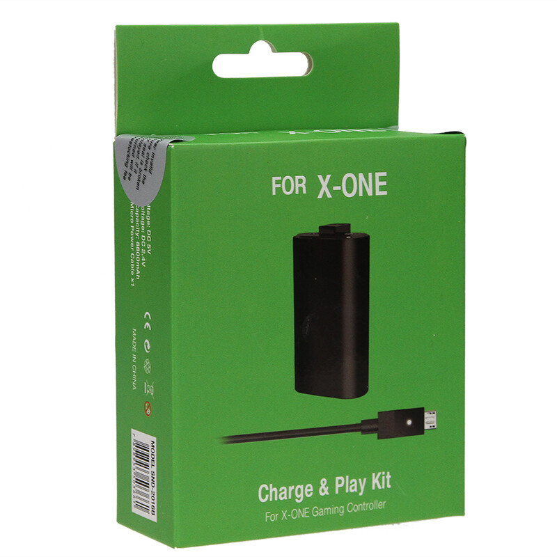 For XBOX ONE X/S Controller Play & Charge Charging Cable+1x Rechargeable Battery