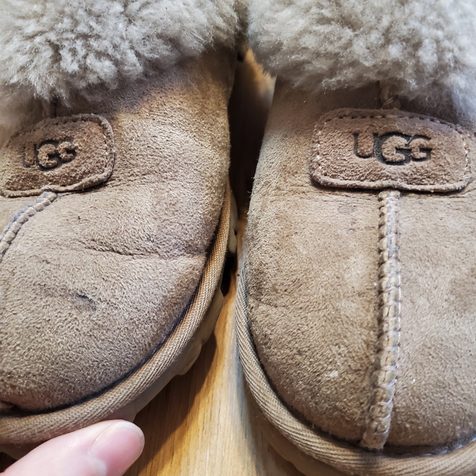 Ugg Coquette Slipper Suede Tan Size 8 US Womens